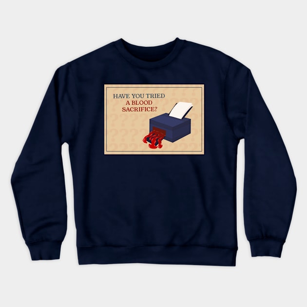 Printing Errors Crewneck Sweatshirt by OctopodArts